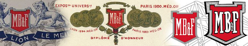 Logo MB&F entre 1859 et 2015